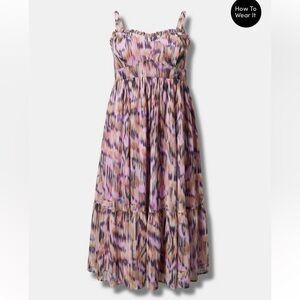 Torrid Chiffon Sleeveless Tiered Dress Size 0 (12)